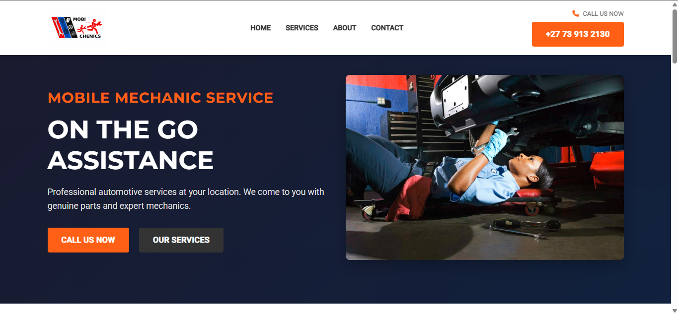 Mobichenics Automotive Website